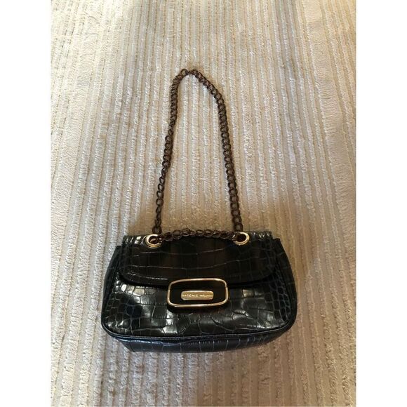 Antonio Melani Croc Chain Shoulder Bag - Picture 9 of 16